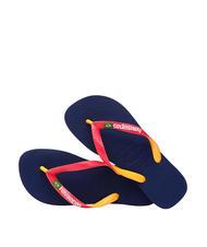 HAVAIANAS BRASIL MIX Flip-flops BRASIL MIX bleumarin/roșu rubin - Pantofi unisex - 4