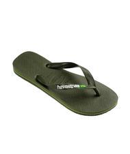 HAVAIANAS BRASIL LOGO Încălțăminte bărbătească verde/verde - Pantofi unisex - 3