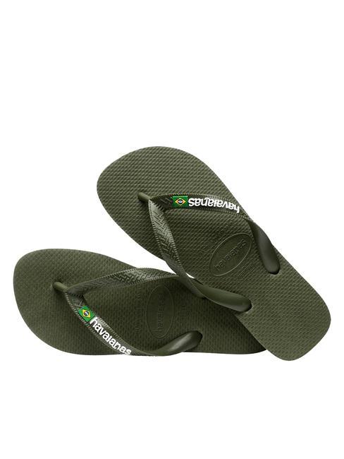 BRASIL LOGO Încălțăminte bărbătească verde/verde - Pantofi unisex