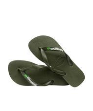 HAVAIANAS BRASIL LOGO Încălțăminte bărbătească verde/verde - Pantofi unisex - 4