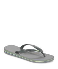 HAVAIANAS  BRASIL LOGO Flip flops oțel / gri - Pantofi unisex - 2