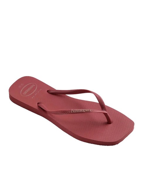 SQUARE LOGO Papuci flip-flop pau brazil - Pantofi femei
