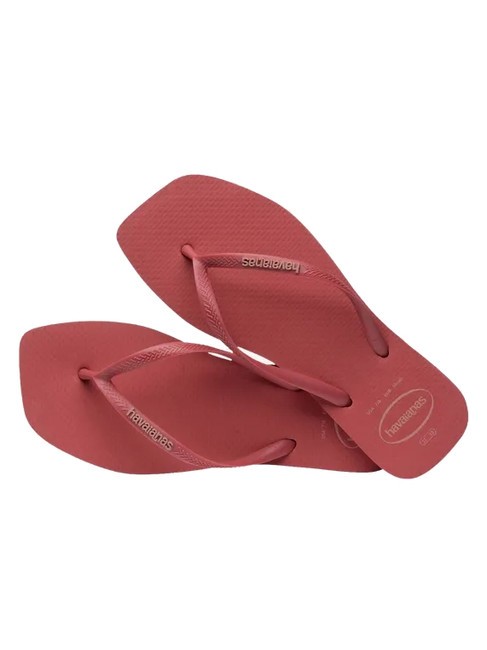 SQUARE LOGO Papuci flip-flop pau brazil - Pantofi femei