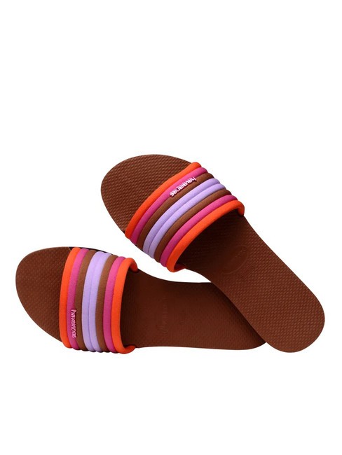 YOU MALTA COOL Sandale cu papuci rugini - Pantofi femei