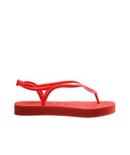 HAVAIANAS LUNA FLATFORM Sandale flip-flop cu formă plată somon - Pantofi femei - 2