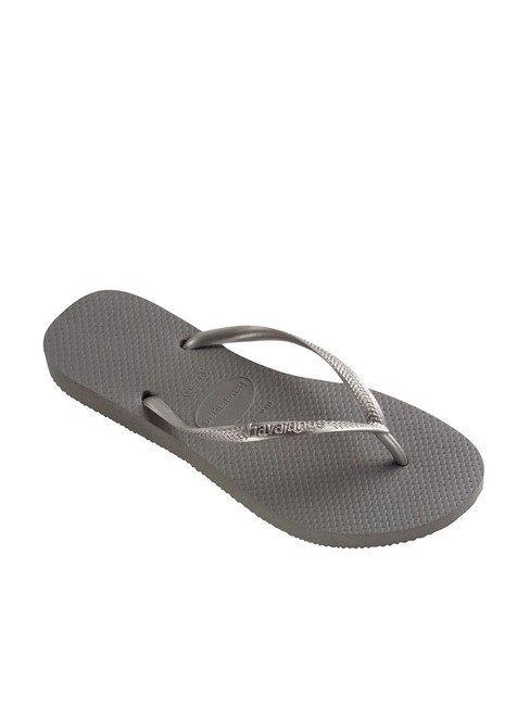 flip flops SLIM oțel / gri - Pantofi femei