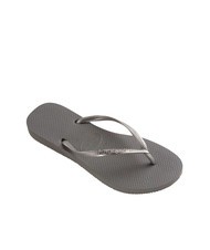 HAVAIANAS flip flops SLIM oțel / gri - Pantofi femei - 3