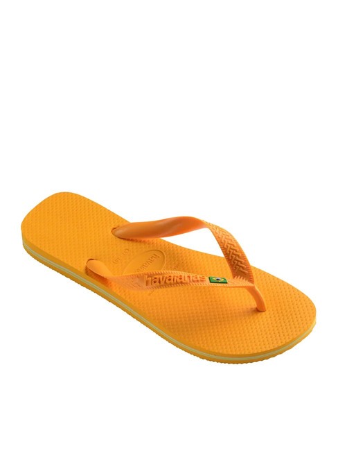  BRASIL LOGO Flip flops pop galben - Pantofi unisex