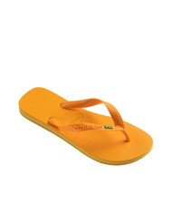 HAVAIANAS  BRASIL LOGO Flip flops pop galben - Pantofi unisex - 3