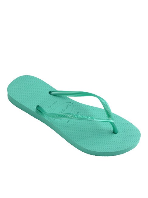 flip flops SLIM verde virtual metalic - Pantofi femei