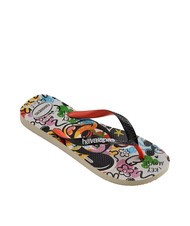 HAVAIANAS DISNEY STYLISH Papuci flip-flop bej/negru/portocaliu sânge - Pantofi unisex - 3
