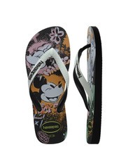 HAVAIANAS DISNEY STYLISH Papuci flip-flop negru/alb/negru - Pantofi unisex - 5