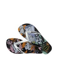 HAVAIANAS DISNEY STYLISH Papuci flip-flop negru/alb/negru - Pantofi unisex - 6