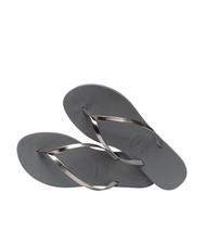 HAVAIANAS YOU METALLIC Slapi de cauciuc oțel gri/grafit metalic - Pantofi femei - 4