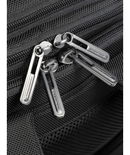 PIQUADRO BRIEF 2 Rucsac duffle din piele și material textil negru - Rucsacuri pentru laptop - 3