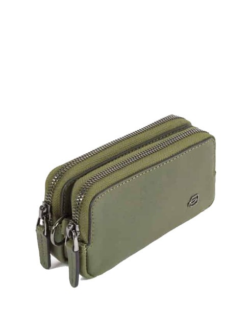 BLACK SQUARE Pocheta mini din piele VERDE - Husă pentru tabletă și organizator