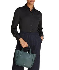 CALVIN KLEIN REFINE  Cumpărător de mână, cu curea de umăr verde palmier - Genți femei - 4