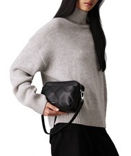 CALVIN KLEIN DIAMOND QUILT  Geantă mini de umăr, cu curea de umăr ck negru - Genți femei - 4