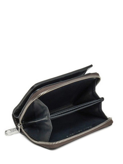 CK JEANS MINIMAL MONOGRAM  Portofel mediu gunmetal - Portofele femei