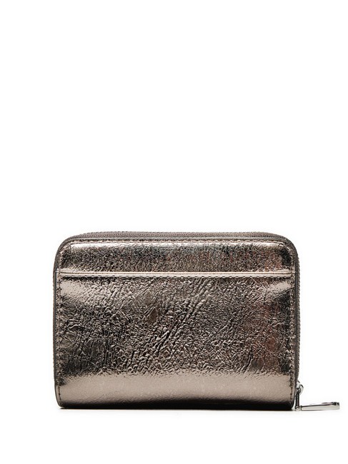 CK JEANS MINIMAL MONOGRAM  Portofel mediu gunmetal - Portofele femei