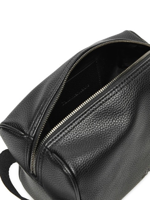 CK JEANS LOGO EMBOSS Caz de frumusețe pvh negru - Truse de toaletă