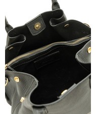 LESAC ALICE Geanta de mana din piele cu bareta de umar negru - Genți femei - 6