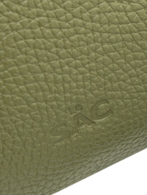 SIMONA Geantă de umăr din piele Tris dollar măsline - Genți femei