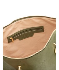 LESAC VIOLA  Geanta de cumparaturi din piele măsline - Genți femei - 7