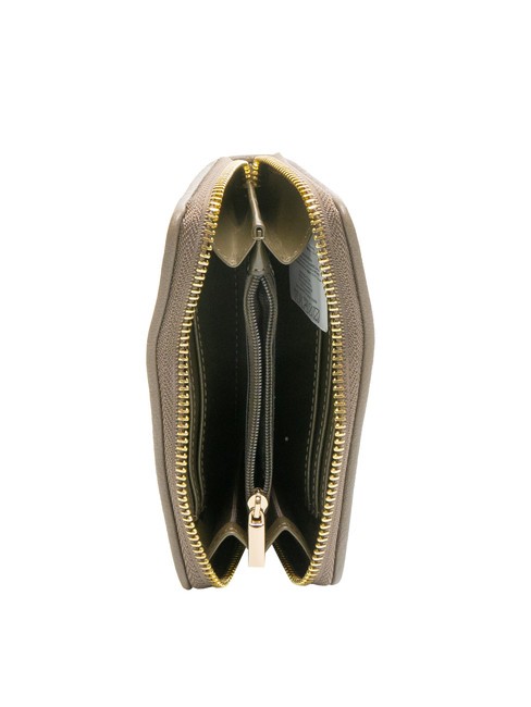 CLAIRE Portofel mic cu fermoar taupe - Portofele femei