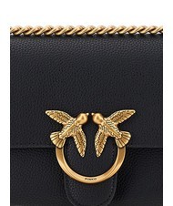 PINKO LOVE SOFT MINI Geantă de umăr/&icirc;ncrucișată aur negru-vechi - Genți femei - 4