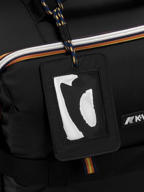 BLOSSAC  Cărucior pentru bagaje de m&acirc;nă impermeabil negru pur/negru pur - Bagaje de m&acirc;nă