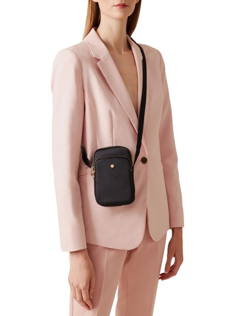 CLASSICA Suport smartphone micro geanta negru închis - Genți femei