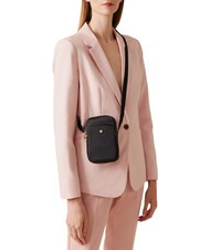 BORBONESE CLASSICA Suport smartphone micro geanta negru închis - Genți femei - 4