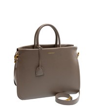 COCCINELLE BLUE SOFT Geanta de mana din piele ciocanita abanos - Genți femei - 2