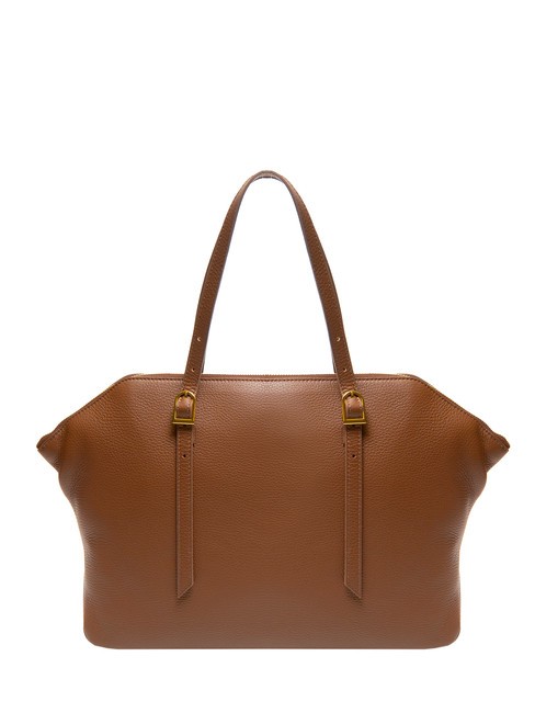 CHERRY Geanta de cumparaturi din piele ciocanita BRULE - Genți femei