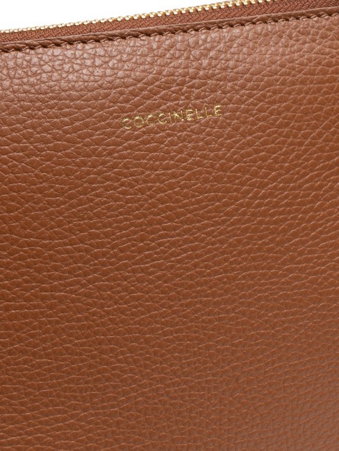 CHERRY Geanta de cumparaturi din piele ciocanita BRULE - Genți femei