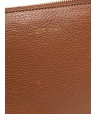 COCCINELLE CHERRY Geanta de cumparaturi din piele ciocanita BRULE - Genți femei - 4