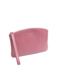 COCCINELLE ROUNDED ENVELOPE Pochette din piele cu manseta pulpă roz - Genți femei - 2