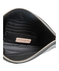 COCCINELLE ROUNDED ENVELOPE Pochette din piele cu manseta negru - Genți femei - 5