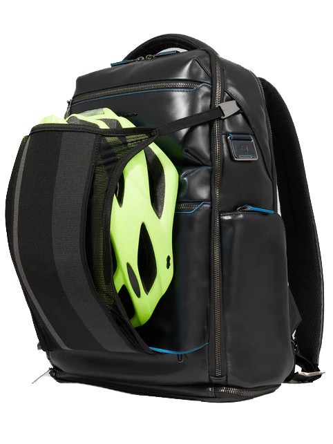 BLUE SQUARE  Rucsac pentru laptop din piele de 15,6". negru - Rucsacuri pentru laptop