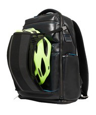 PIQUADRO BLUE SQUARE  Rucsac pentru laptop din piele de 15,6". negru - Rucsacuri pentru laptop - 6