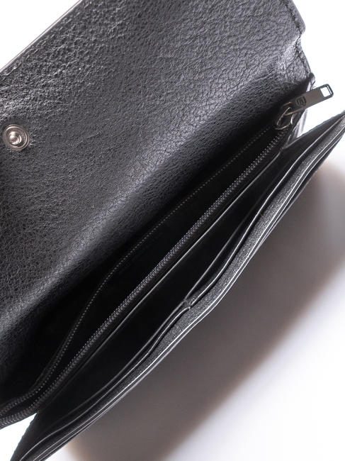 CAMPIONARIO - BLACK SQUARE Pungă cu manșetă, din piele negru - Husă pentru tabletă și organizator