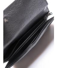 PIQUADRO CAMPIONARIO - BLACK SQUARE Pungă cu manșetă, din piele negru - Husă pentru tabletă și organizator - 3