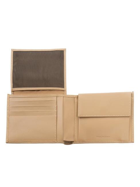 CAMPIONARIO - MODUS Portofel de monede din piele cu clapă PIELE - Portofele bărbați