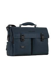 PIQUADRO CAMPIONARIO - HARPER Servieta pentru laptop de 15,6", din piele albastru - Serviete birou - 2