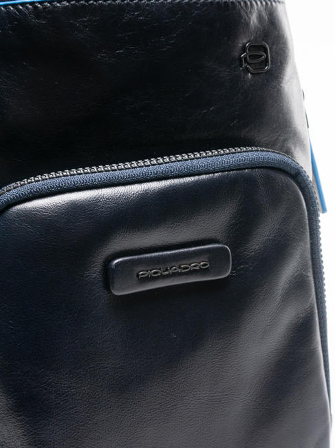 CAMPIONARIO -  B2 REVAMP Geantă de umăr din piele pentru ipad albastru - Rucsacuri pentru laptop