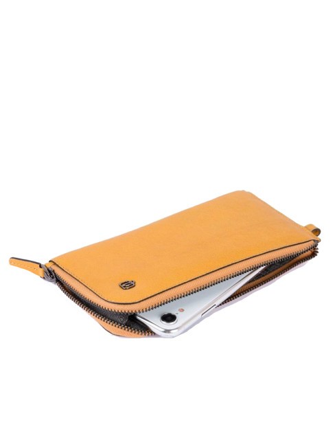 CAMPIONARIO - BLACK SQUARE Portofel cu suport pentru smartphone galben - Husă pentru tabletă și organizator