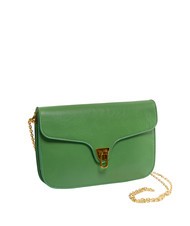 COCCINELLE BEAT ROCK Geantă cu clapă din piele crăpată - Genți femei