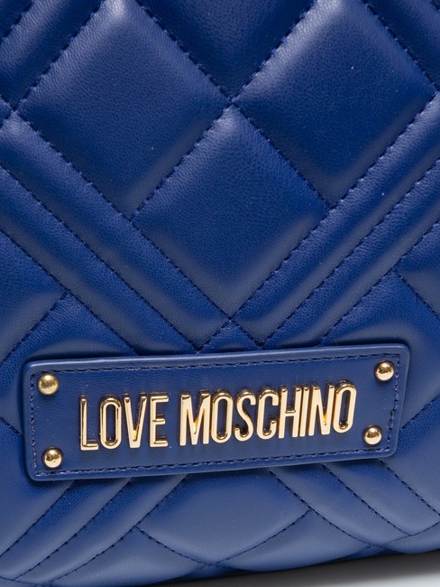 QUILTED  Cumpărător pe umăr albastru - Genți femei