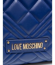LOVE MOSCHINO QUILTED  Cumpărător pe umăr albastru - Genți femei - 3